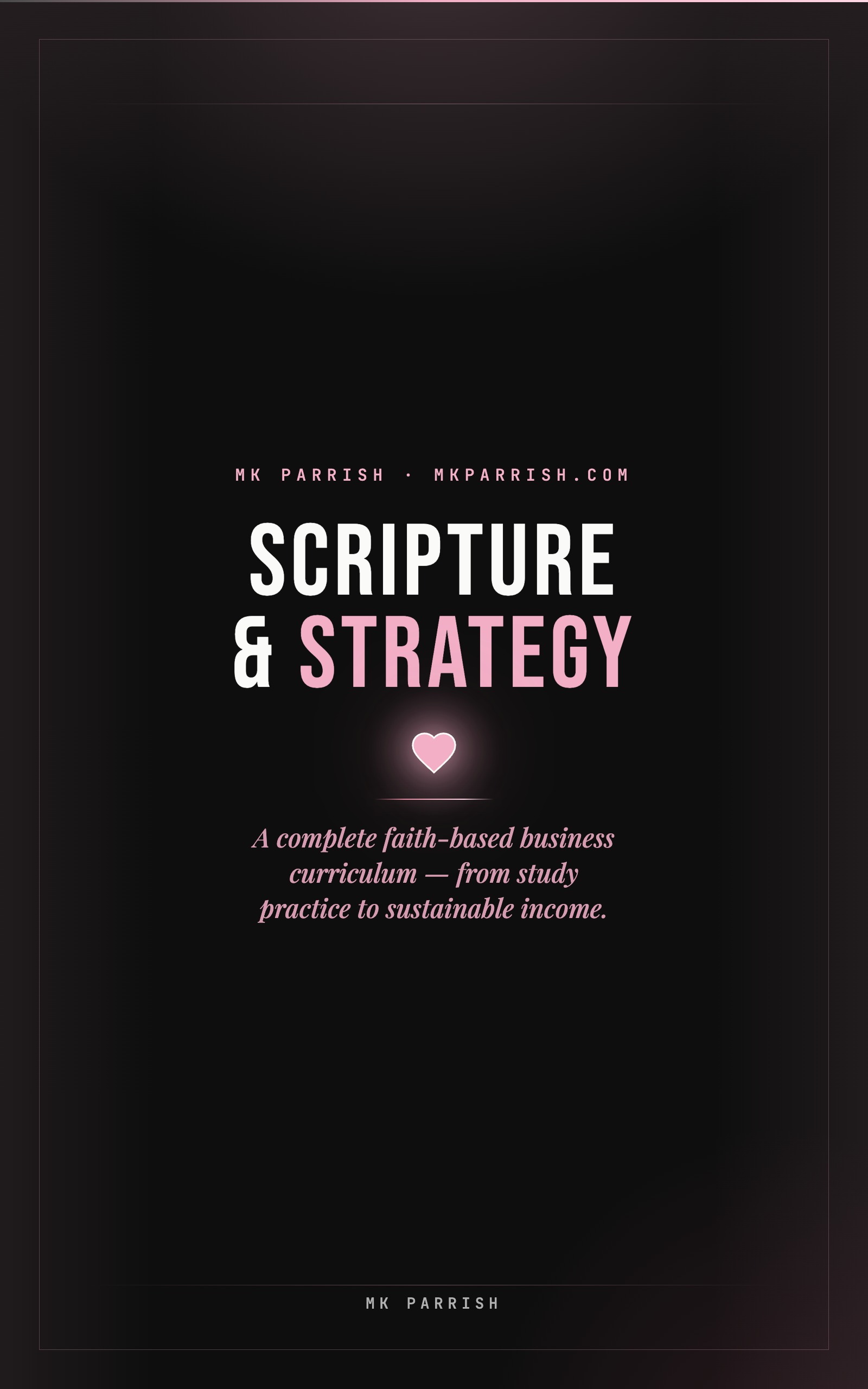 Scripture & Strategy — book cover