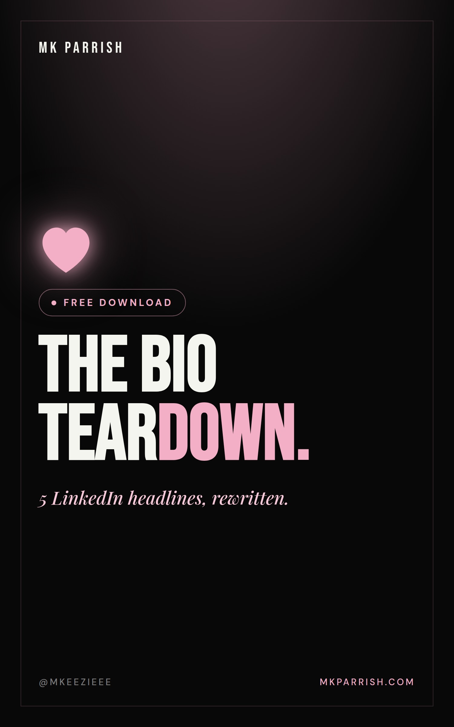 The Bio Teardown — book cover