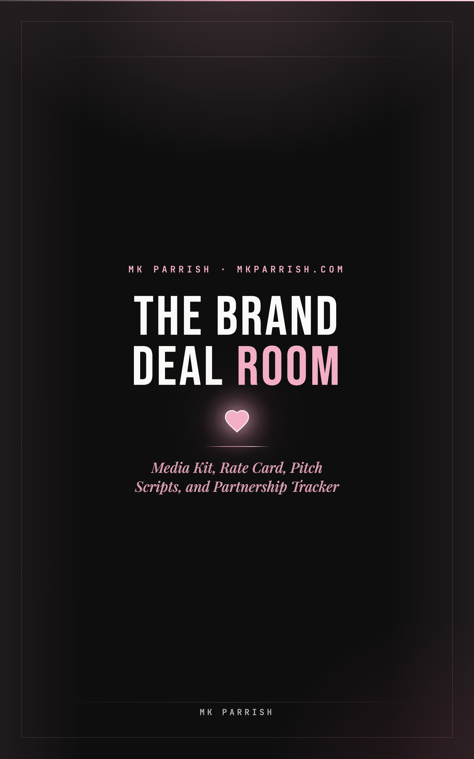 The Brand Deal Room — book cover
