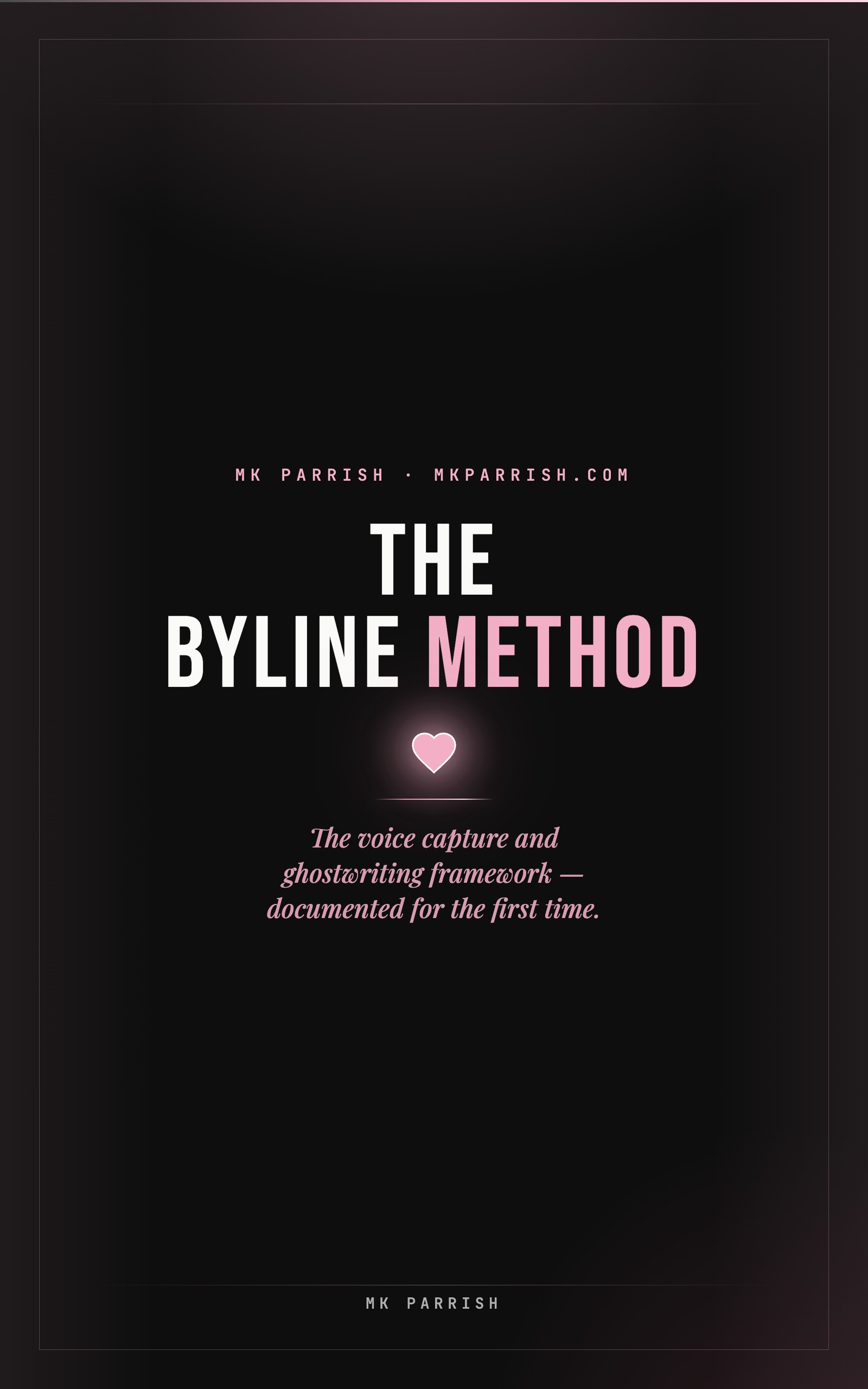 The Byline Method — book cover