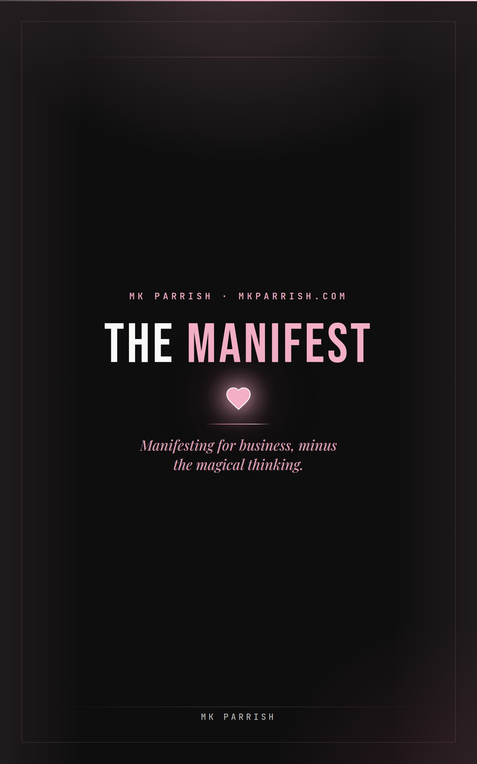 The Manifest cover
