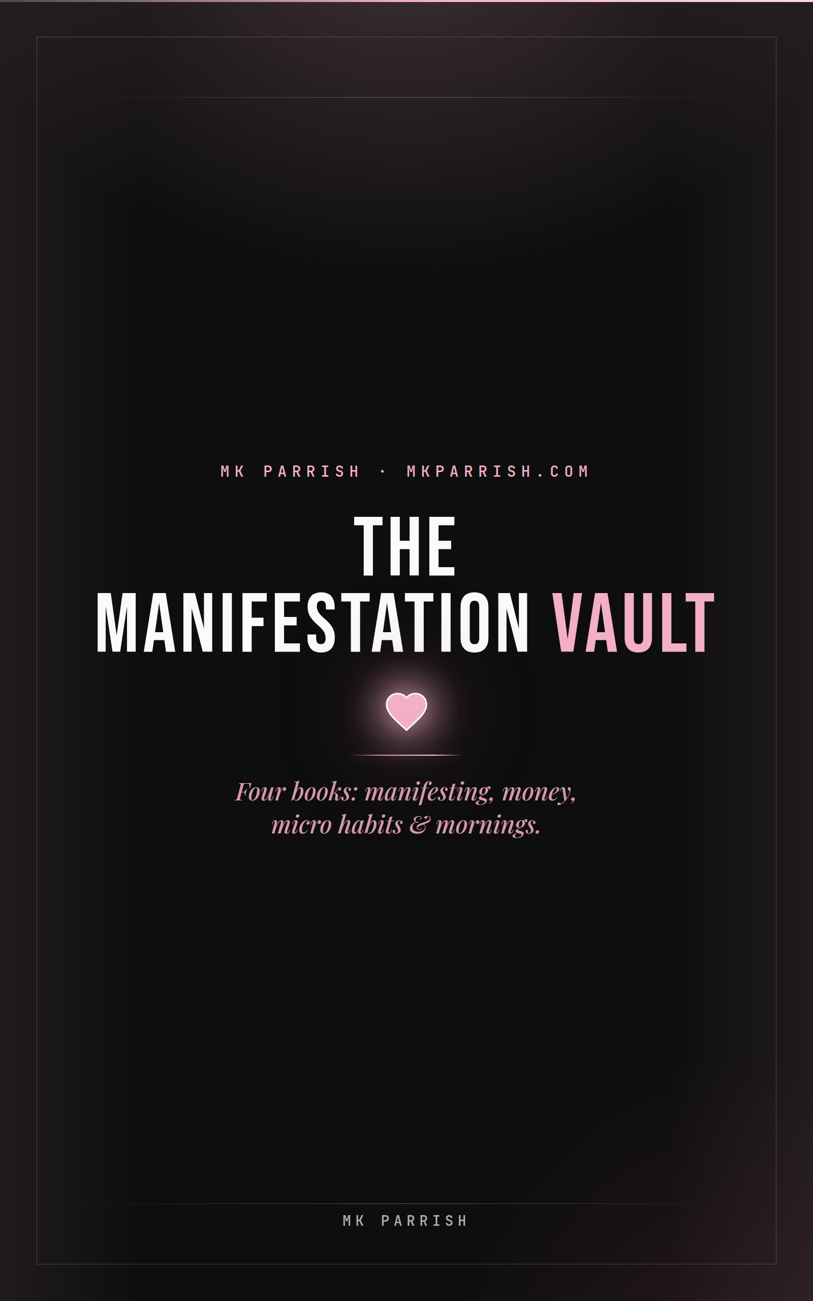 The Manifestation Vault cover