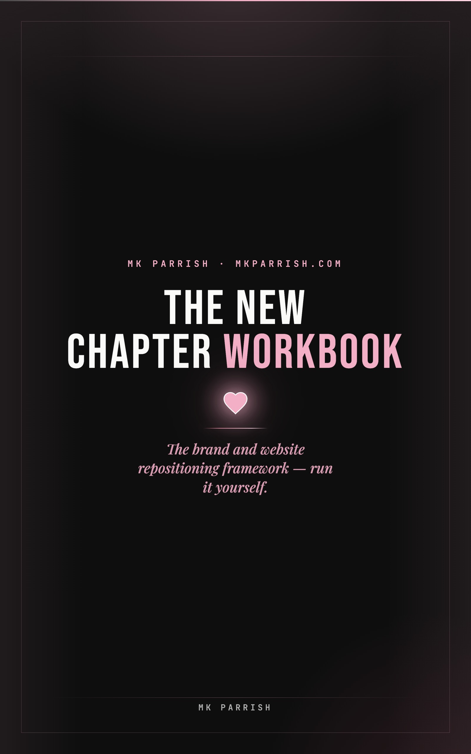 The New Chapter Workbook — book cover