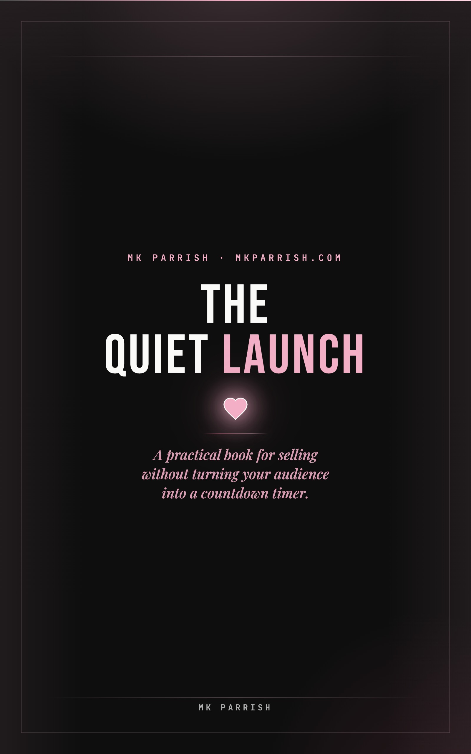 The Quiet Launch — book cover
