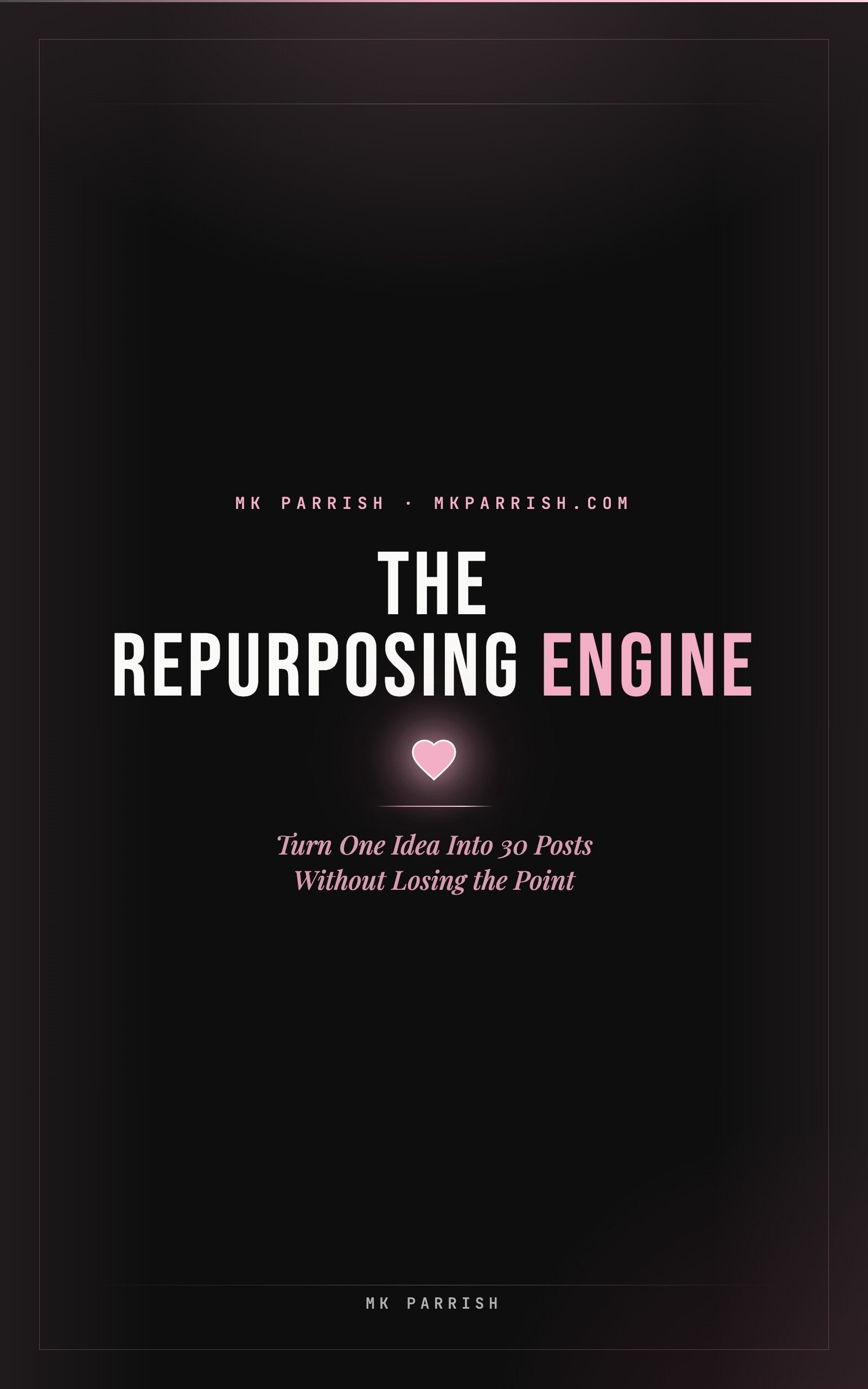The Repurposing Engine — book cover