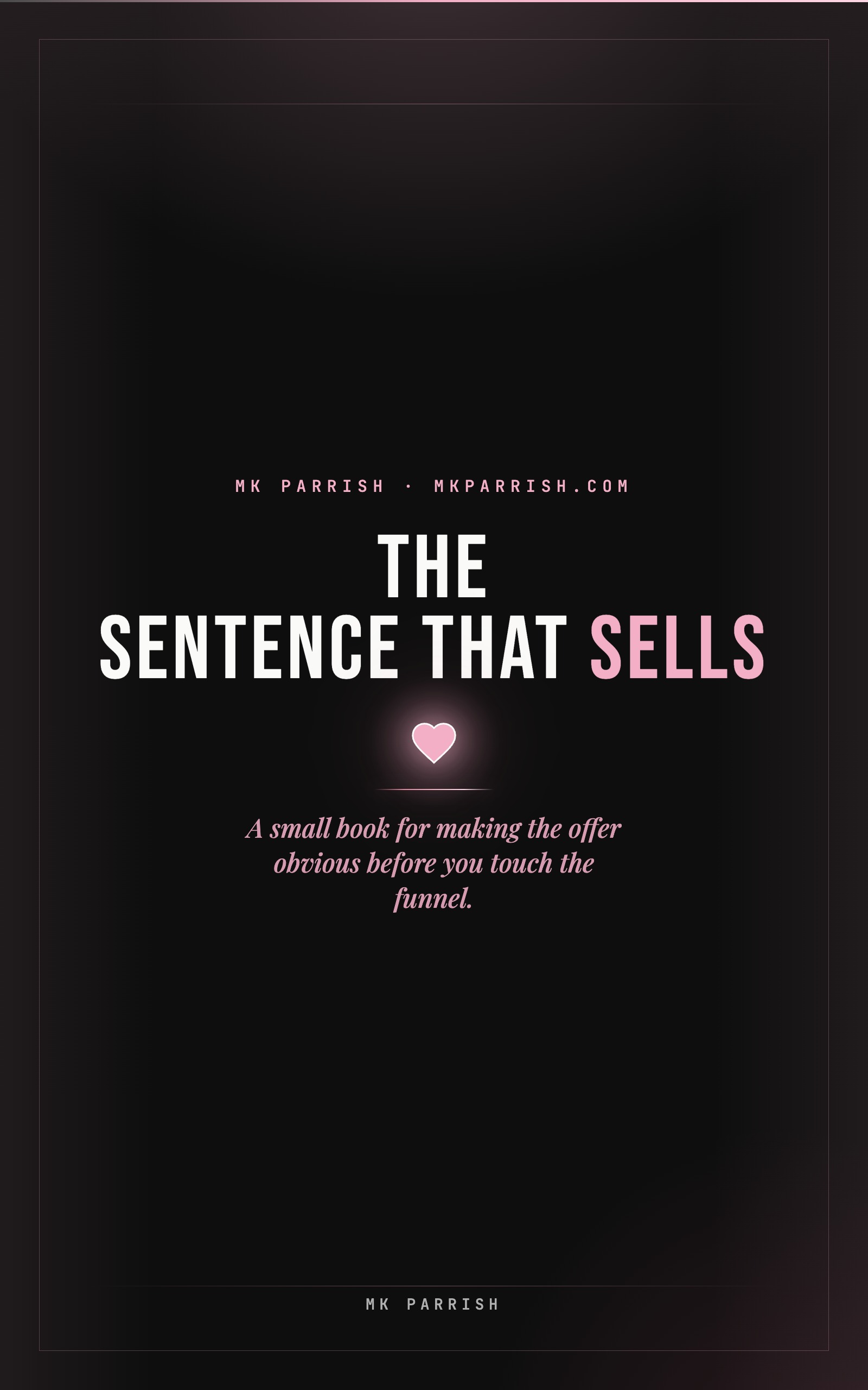 The Sentence That Sells — book cover