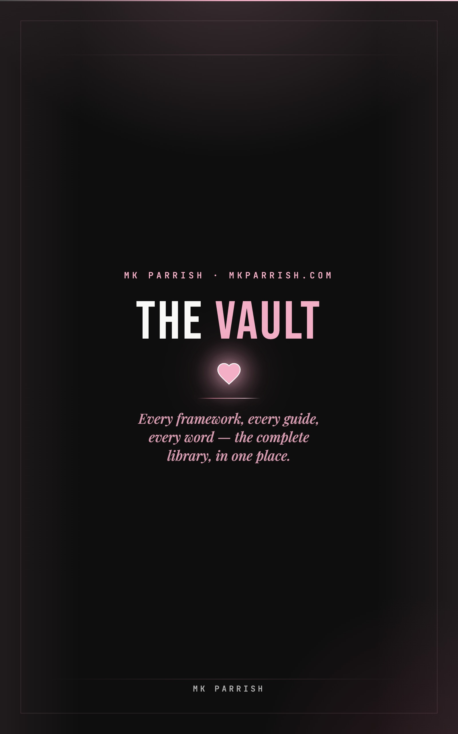 The Vault — book cover